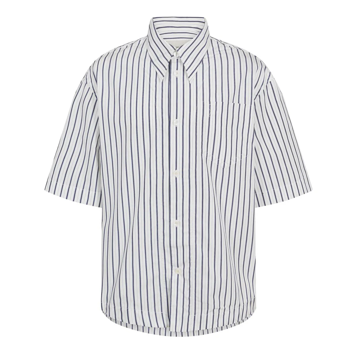 Ami Paris Men's Patterned Short Sleeve Shirt