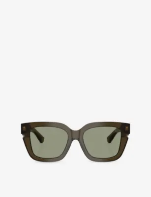 BURBERRY BE4453 Square-Frame Acetate Sunglasses