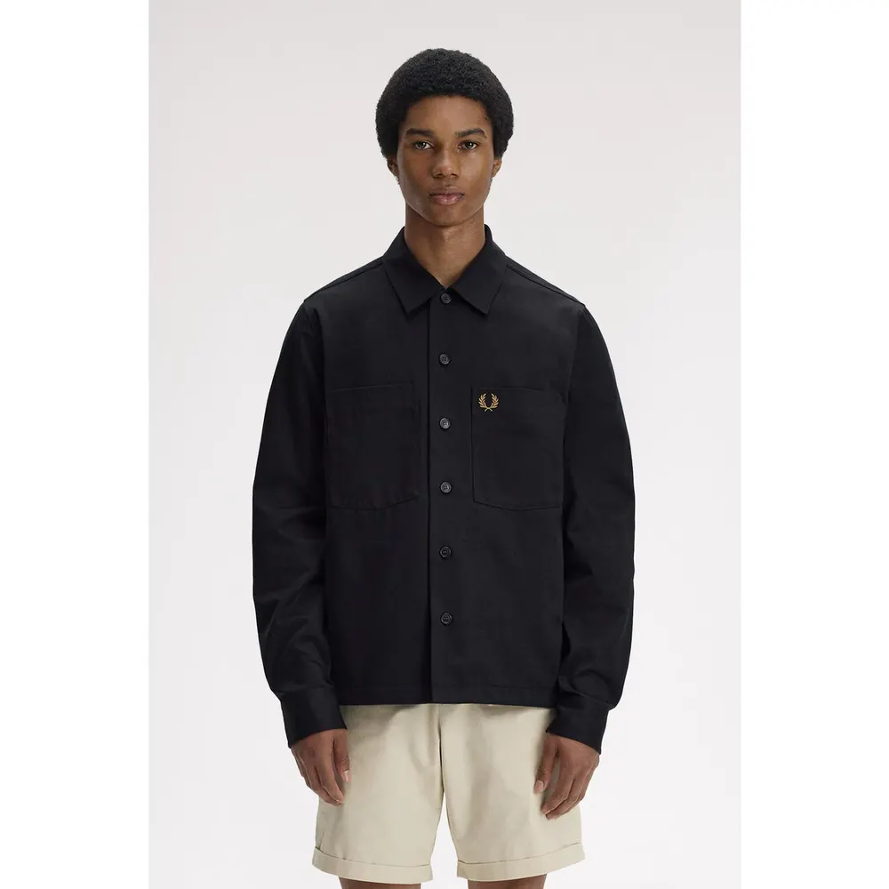 Fred Perry Men's Overshirt detail 3