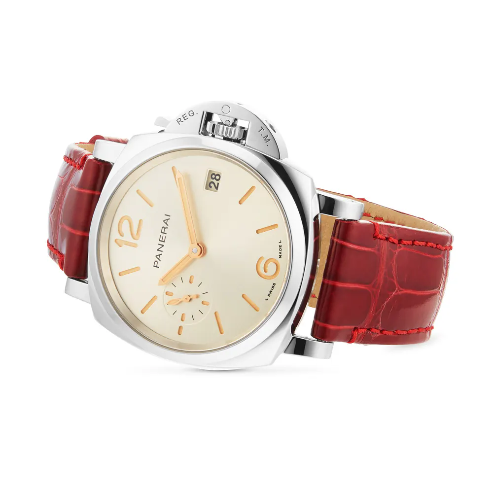 Panerai Luminor Due 38mm Mens Watch in Beige, additional product view 3