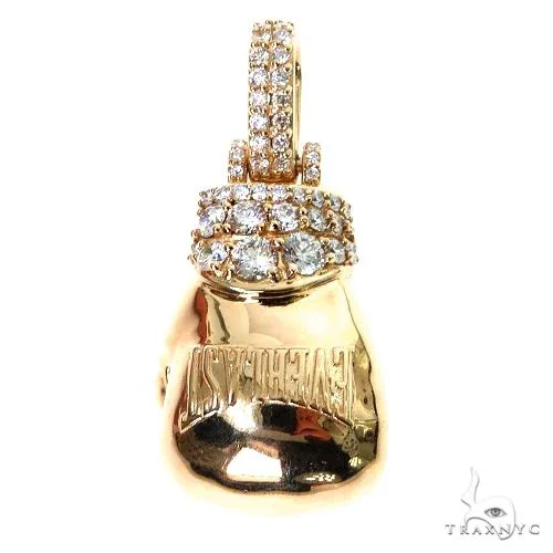 RINA - For Him CUSTOM Medium Everlast Boxing Glove 67647 in Rose Gold – Pendant