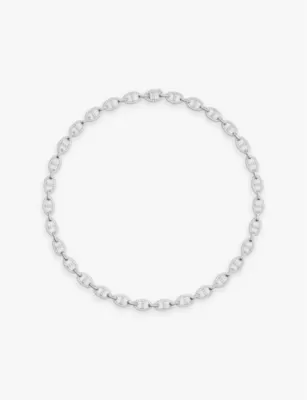 APM MONACO Maille Marine sterling-silver and zirconia necklace in SILVER – Mens | Jewellery | Necklaces