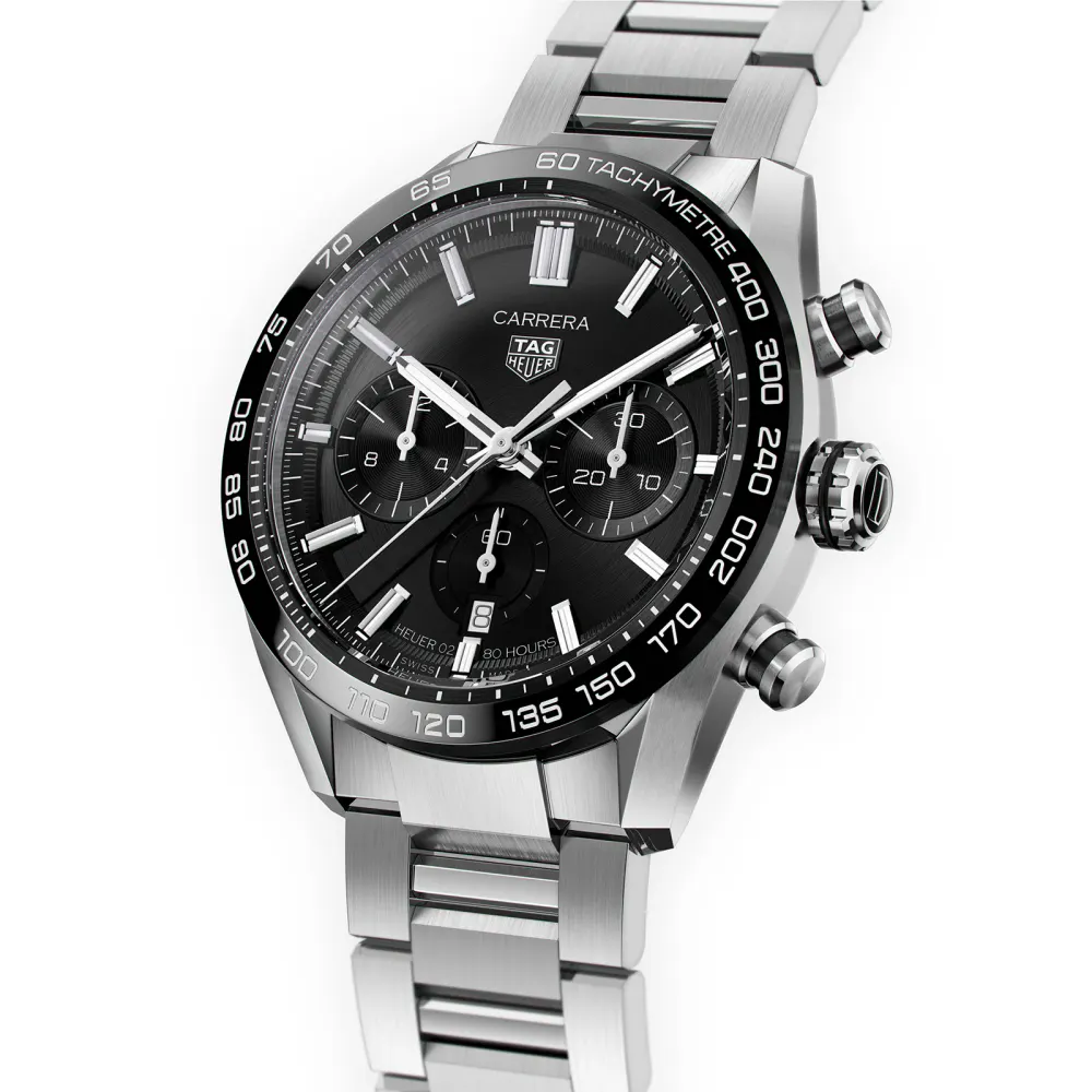 TAG Heuer Carrera Calibre Heuer 02 44mm Mens Watch in Black, additional product view 2
