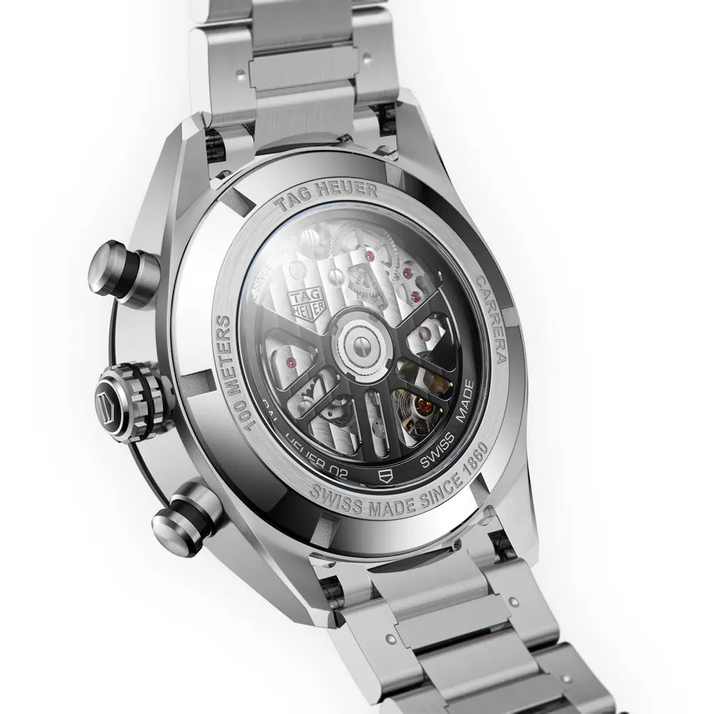 TAG Heuer Carrera Calibre Heuer 02 44mm Mens Watch in Black, additional product view 3