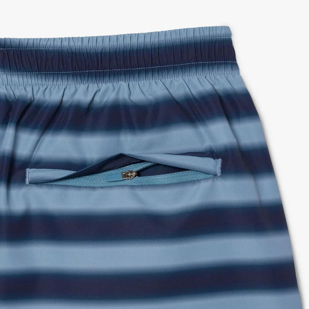Lacoste Striped Swim Trunks detail 3