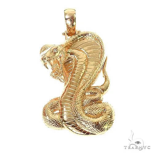 RINA - For Him FACTORY 14K Gold Cobra Pendant 67270 in Rose Gold – Pendant
