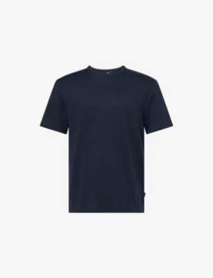 7 FOR ALL MANKIND Relaxed-Fit Crew-Neck Linen-Blend T-Shirt