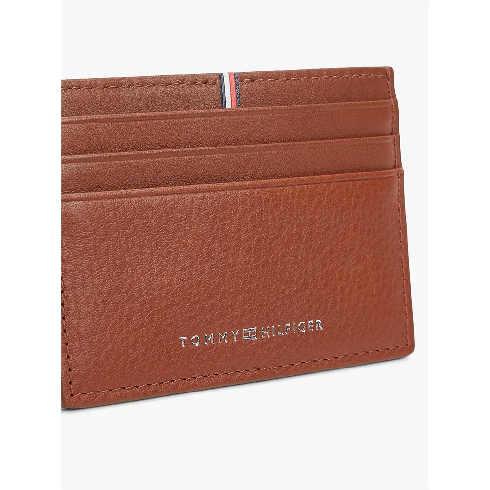 Tommy Hilfiger Men's Corp Leather Card Holder detail 3
