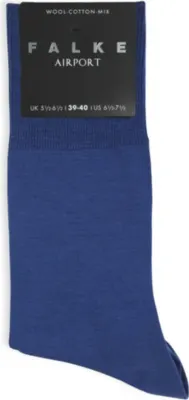 FALKE Airport knitted socks - DARK NAVY - 7.5-8 detail 2