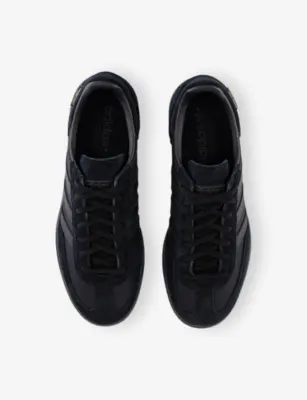 ADIDAS Handball Spezial Suede and Mesh Trainers - EUR 40.5 / 6.5 UK MEN in CORE BLACK CORE BLAC, additional product view 2