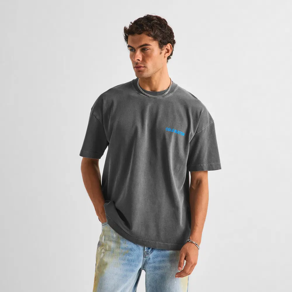Cole Buxton Men's Logo Cotton Sportswear T-Shirt detail 3