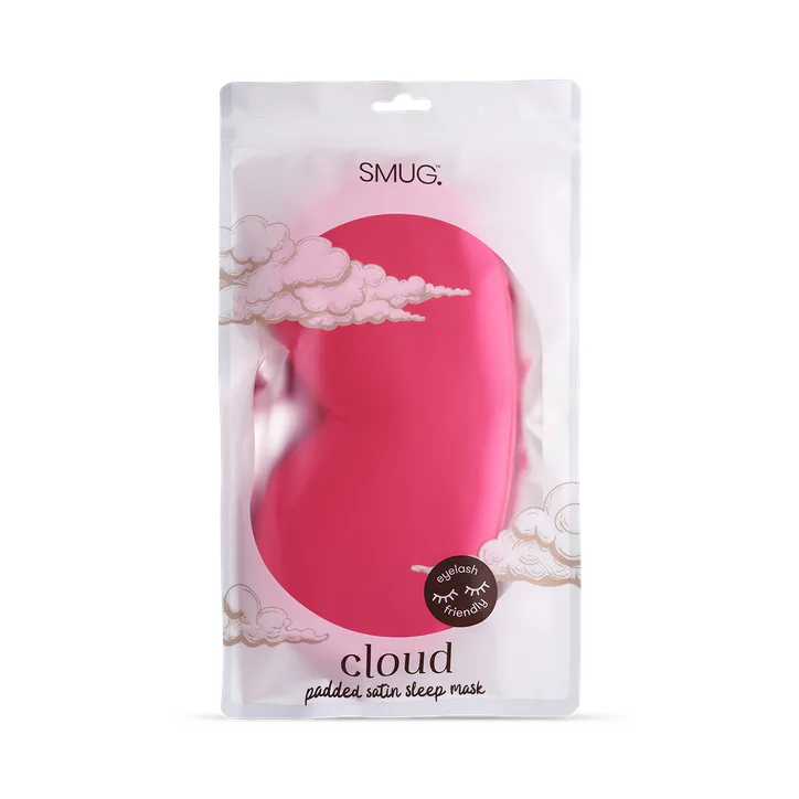 Smug Cloud Padded Satin Sleep Mask Scarlett, additional product view 3