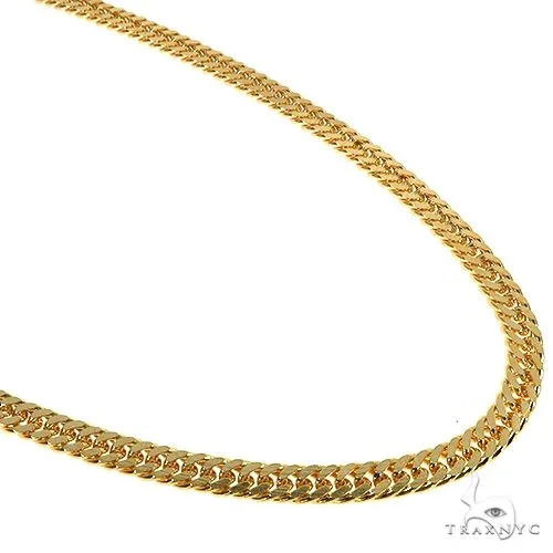 JALGAS - SKYLINE JEWELRY 14K Yellow Gold Solid Double Curb Chain 4.6mm 67285 in 22 Inches – Chain