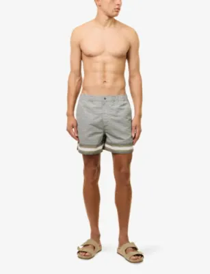 CHE Berkeley Border Swim Shorts detail 2