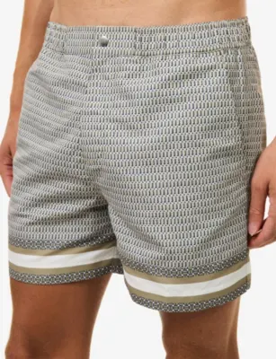 CHE Berkeley Border Swim Shorts detail 3
