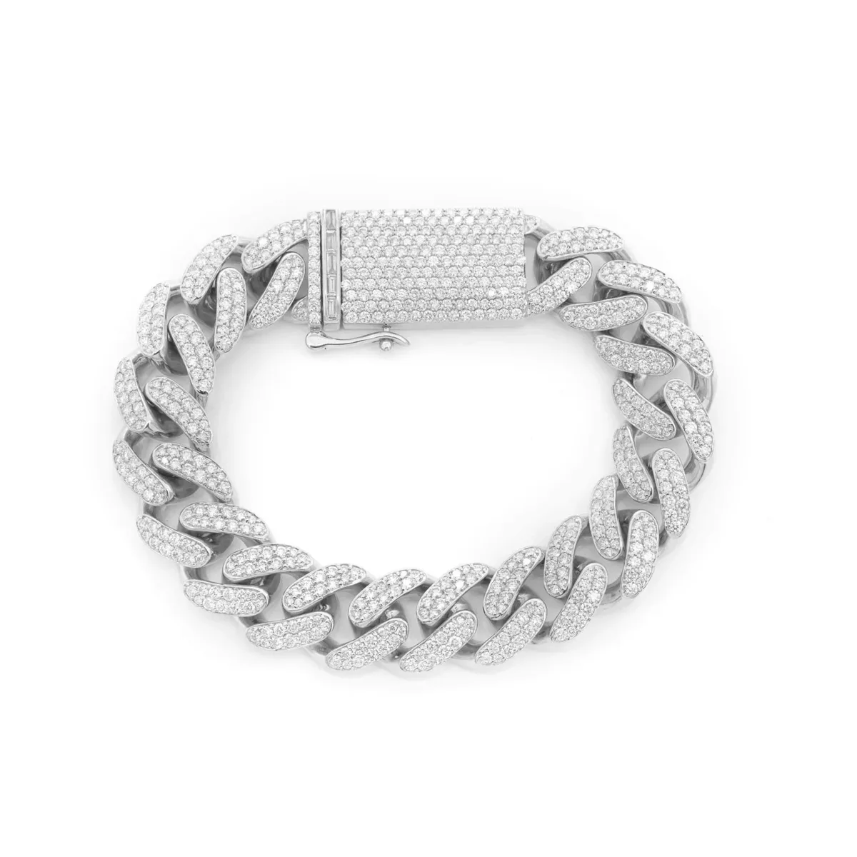 For Him Miami Cuban Diamond Bracelet in 16mm / 12.25ctw / Rose Gold / 8" – Bracelet