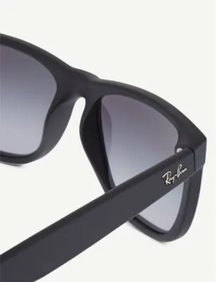 RAY-BAN Square polarised sunglasses in BLACK RUBBER, additional product view 3