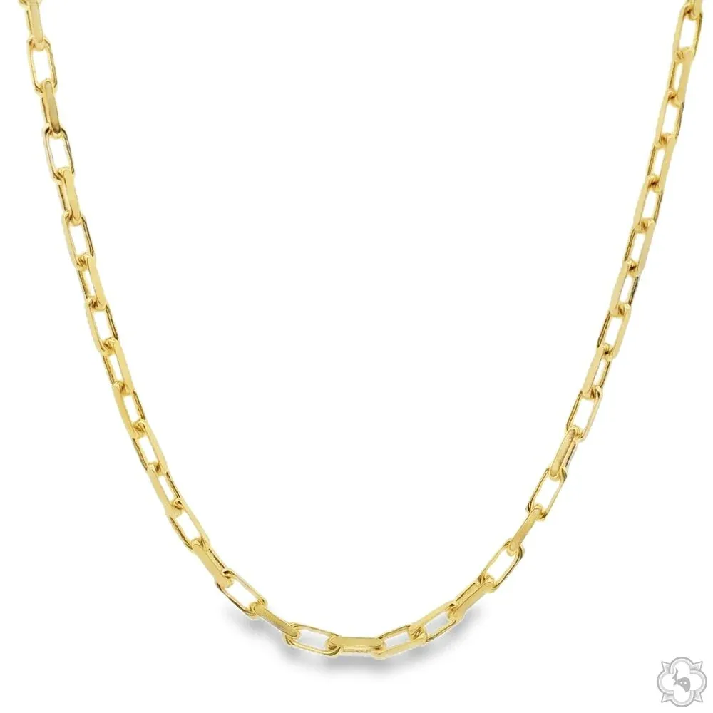 JALGAS - AMERICAS GOLD 14K Yellow Gold Solid Cable Link Chain 2mm 70446 in 18 Inches – Chain