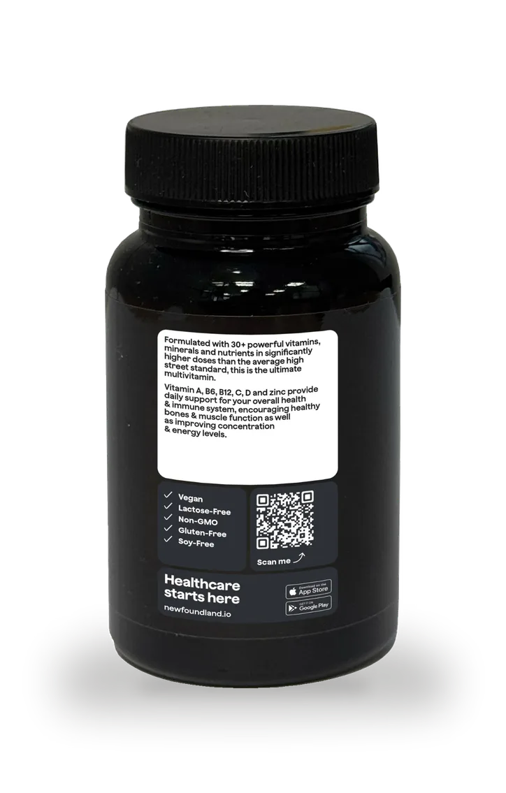Newfoundland Diagnostics Newfoundland Multi-Vitamin Supplement 60 Capsules, additional product view 2