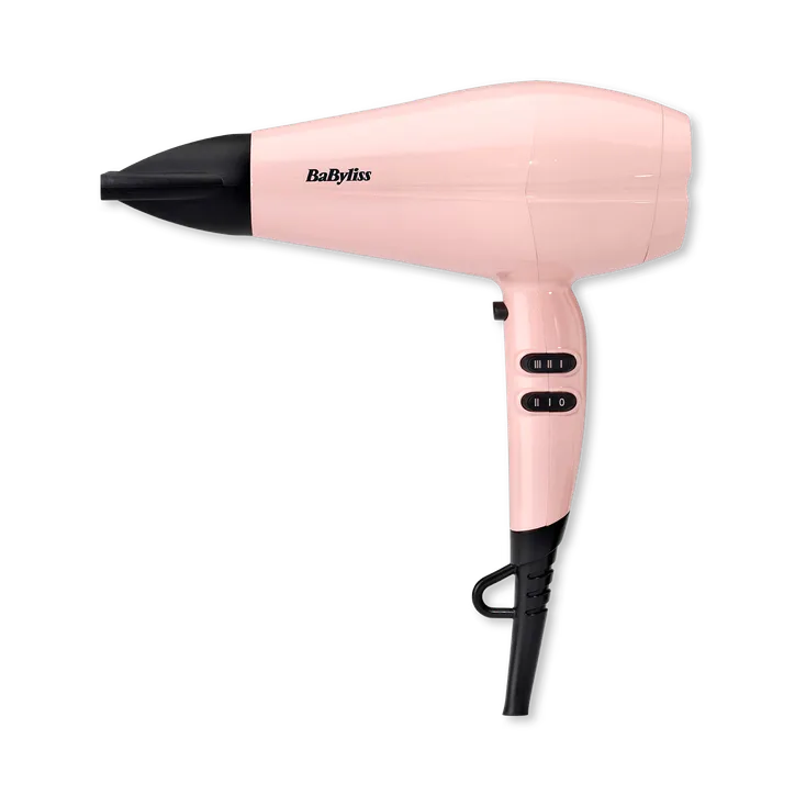 BABYLISS 5337U Ionic Hair Dryer Rose Blush 2200w