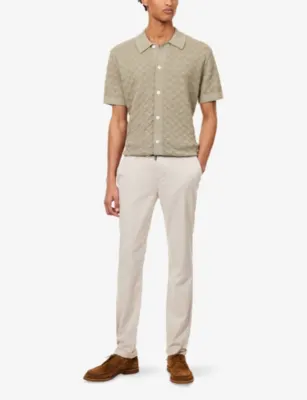 PAIGE Mendez Short-Sleeve Knitted Shirt detail 2