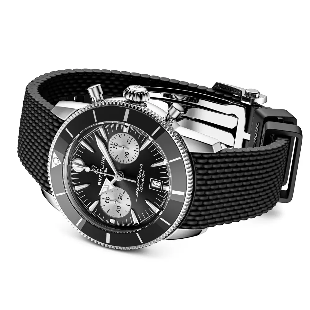 Breitling Superocean Heritage B01 42mm UK Limited Edition Mens Watch Black Rubber in Black, additional product view 3