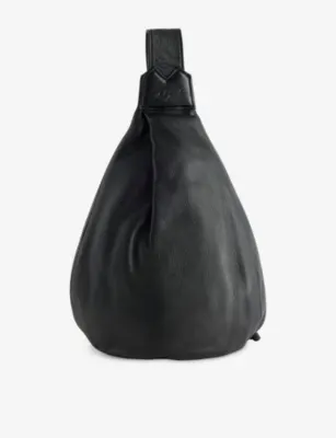 YOHJI YAMAMOTO Discord Leather Cross-Body Bag