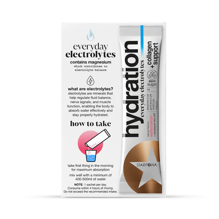 Starpowa Hydration Sachets Watermelon Flavour 10 Sachets detail 2