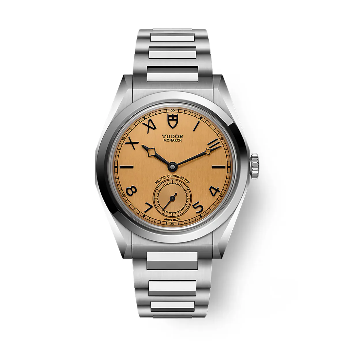 Tudor Monarch 39mm Steel Case Watch Champagne