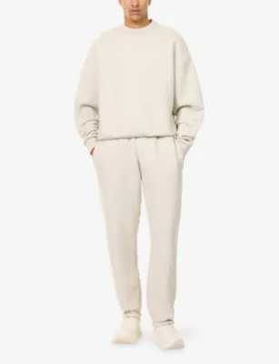 MKI MIYUKI-ZOKU Superweight Cuffed Cotton-Jersey Jogging Bottoms detail 2