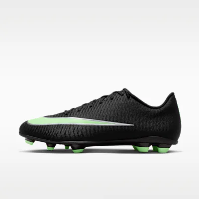 Nike Mercurial Vapor 17 Club Multi-Ground Low-Top Football Boots - Black/Black/Illusion Green