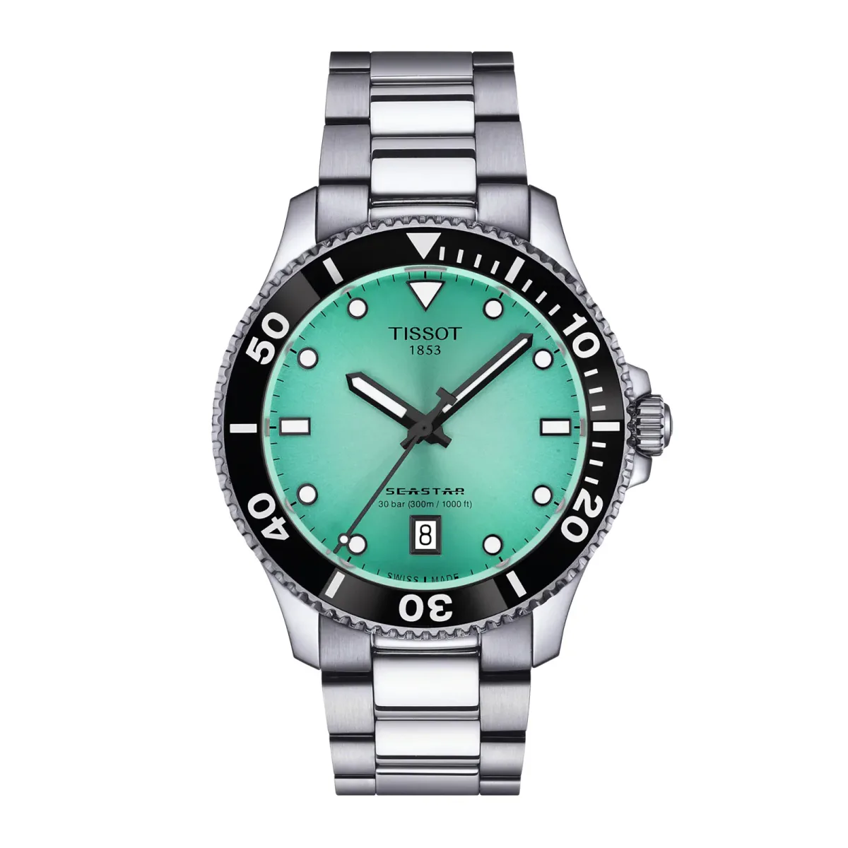 Tissot Seastar 2000 40mm Mens Watch Green