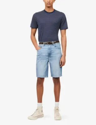 7 FOR ALL MANKIND Heirloom Cotton Denim Shorts detail 2