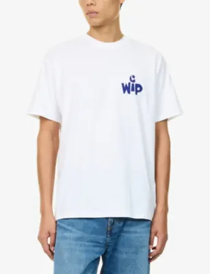 CARHARTT WIP Cutout Graphic-Print Cotton T-Shirt detail 3