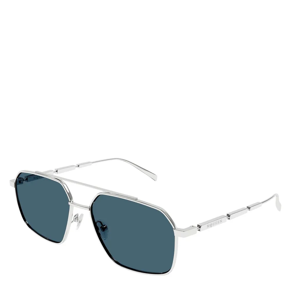 Alexander McQueen McQueen AM0477S Men’s Aviator Sunglasses