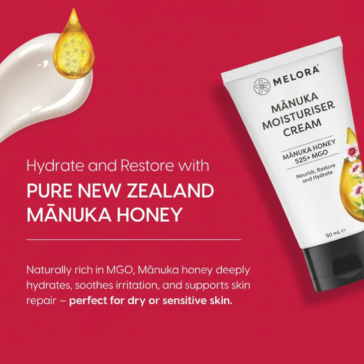 Melora Manuka 525MGO Moisturiser 50ml, additional product view 2