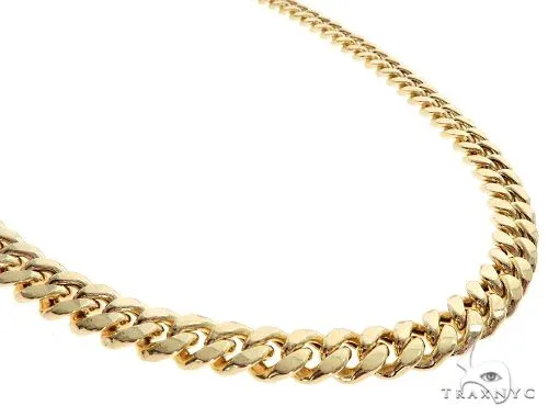 JALGAS - AMERICAS GOLD Miami Cuban Hollow 14K Yellow Gold 30 Inches 6.5mm 68405 in Yellow – Chain