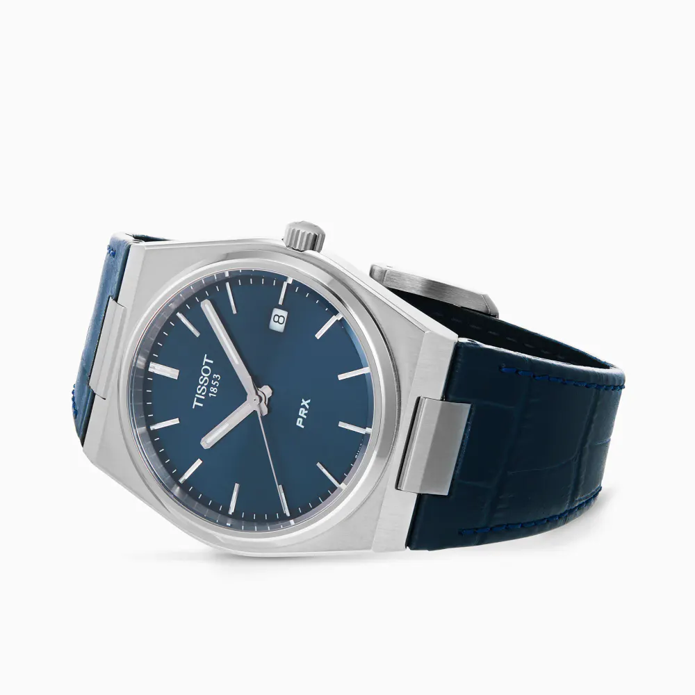 Tissot PRX 40mm Mens Watch Blue detail 2