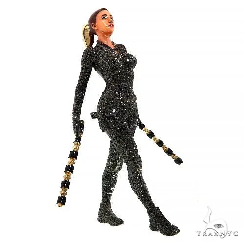 RINA - For Him CUSTOM Custom Made Black Widow Diamond Pendant 67974 in Rose Gold – Pendant