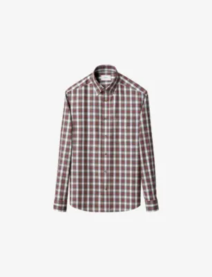 ETON Checked Casual-Fit Cotton-Twill Shirt