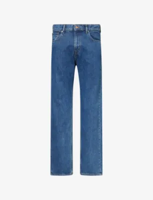 7 FOR ALL MANKIND Modern Straight-Leg Cotton Denim Jeans