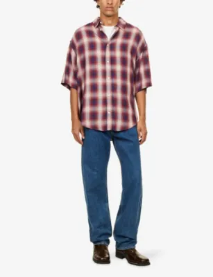 7 FOR ALL MANKIND Modern Straight-Leg Cotton Denim Jeans detail 2