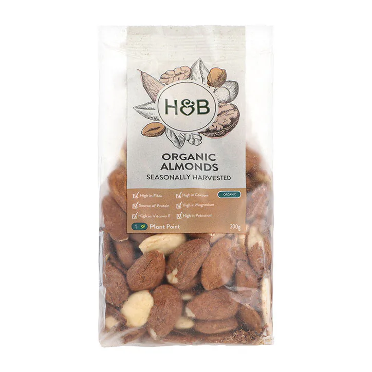 For Him Organic Almonds 200g