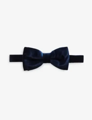 ETON Pre-tied velvet bow tie - Black detail 2