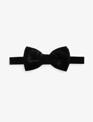 ETON Pre-tied velvet bow tie - Black