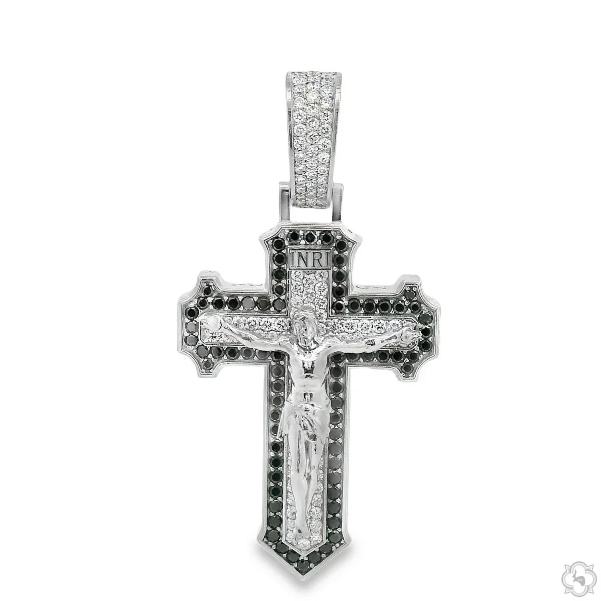 RINA - For Him CUSTOM Midnight Redemption Cross 70643 in Rose Gold – Pendant