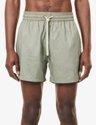 FRESCOBOL CARIOCA Rio Linen-Blend Swim Shorts detail 2