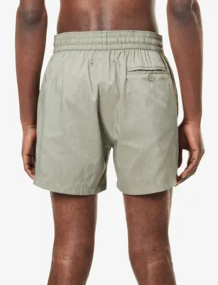 FRESCOBOL CARIOCA Rio Linen-Blend Swim Shorts detail 3