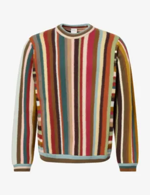 PAUL SMITH Artist Stripe Merino-Wool Jumper