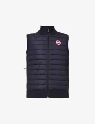 CANADA GOOSE High-neck padded wool and shell-down vest - BLACK detail 2